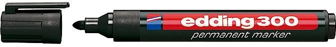 Industrijski permanentni označevalnik edding 300 črn