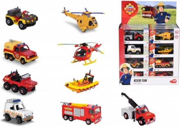 Gasilec Sam – kovinski avtomobilček 1:64