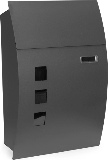 Stenska poštna nabiralnik iz pocinkanega jekla antracit ModernHome