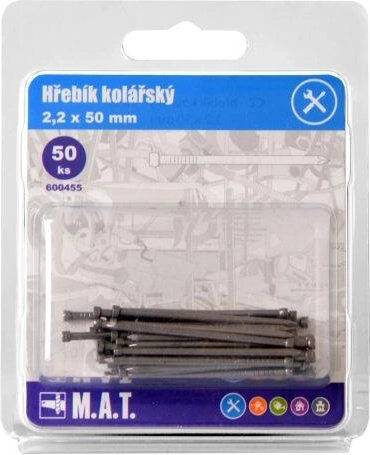 Cevni žeblji 50 × 2,2 mm, 50 kos