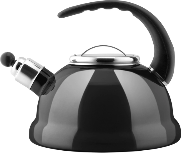 Izydor enamel kettle barrel 2.5 l graphite