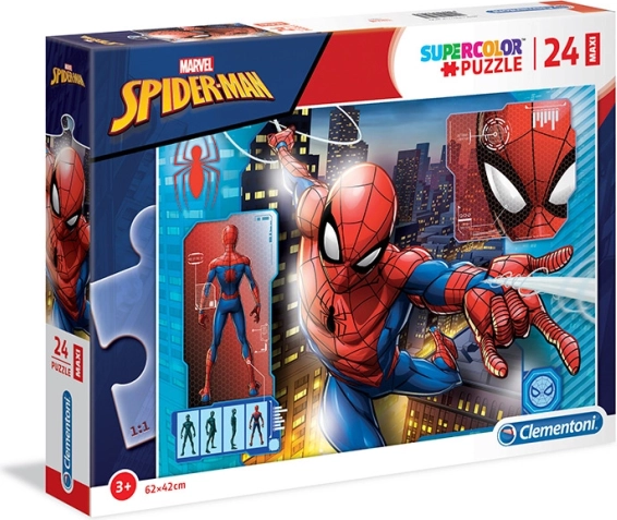 Sestavljanka 24 kosov Maxi Super Color Spider-Man