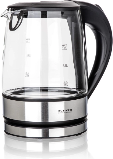 Stekleni grelnik vode MADDIE 1,2 l