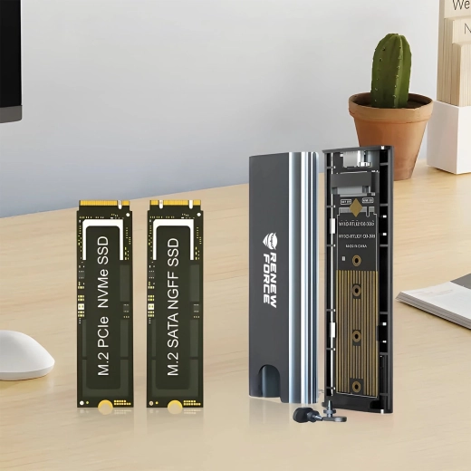 Support for M.2 SATA III and NVMe