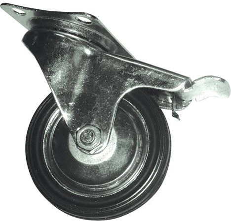 Vrtljivo kolesce z zavoro 75 mm, nosilnost 40 kg