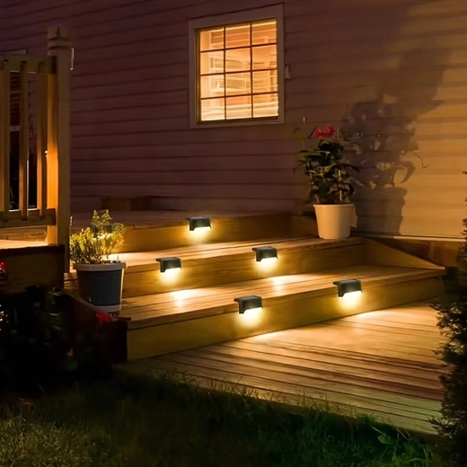 Topla in varna osvetlitev stopnic