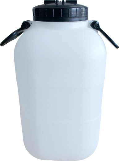 Plastičen sod 15 l z navojnim pokrovom in dvema ročajema