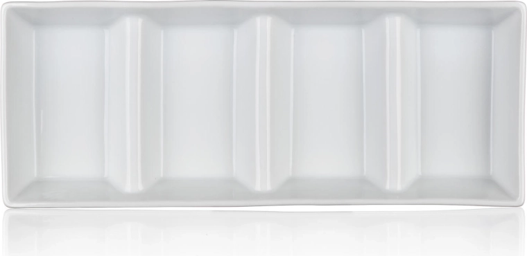 Pregledno serviranje v 4 razdelkih