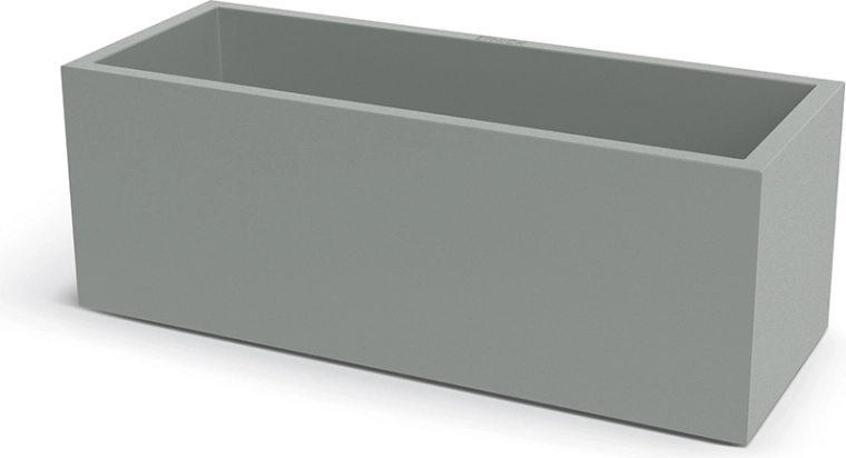 Cvetlično korito Cubla case 98 cm, betonsko sivo