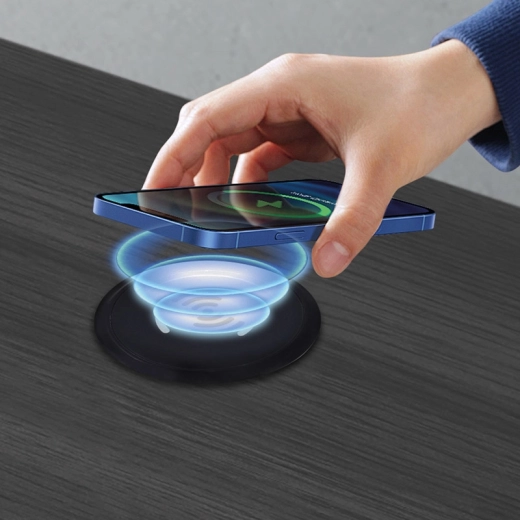Cable-free charging with a single placement
