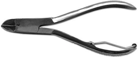 Nerjaveče jeklene klešče za nohte 130 mm