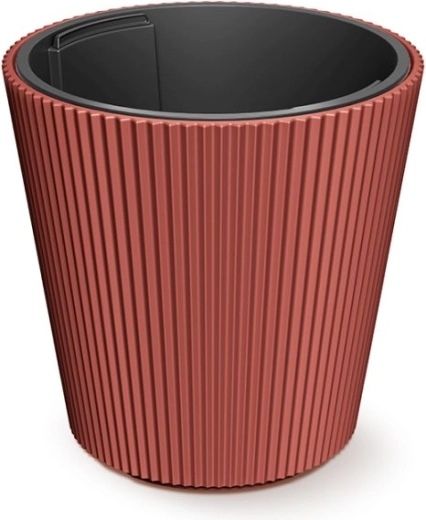 Cvetlični lonec z vložkom Milly 35 cm bakren