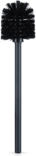 Črna nadomestna WC krtača 35 cm
