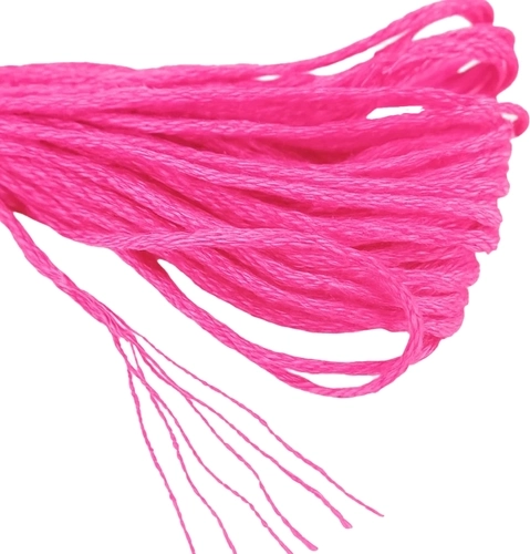 Strong polyester: does not fray or tear