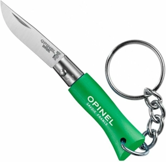 Opinel N°02 zeleni žepni nož za ključe, bukov les 3,5 cm
