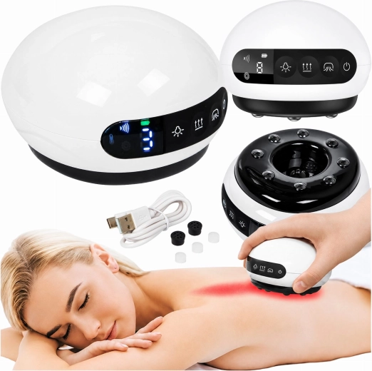 Electric massage cupping device (Chinese cup) for cellulite with heating, USB - 1 piece