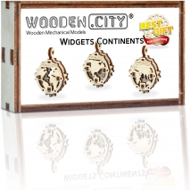 Lesena 3D sestavljanka - Celine