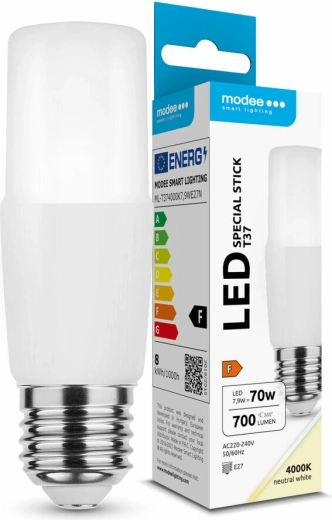 LED žarnica Modee Lighting Special Stick T37 7,9 W E27, nevtralno bela, 700 lm