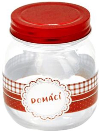 Steklen kozarec za vlaganje s pokrovčkom 380 ml