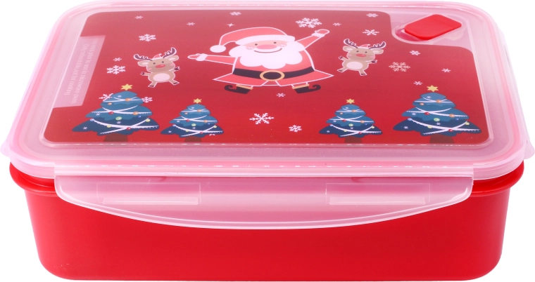 Plastična škatla z ventilom – božični motiv 2,2 l