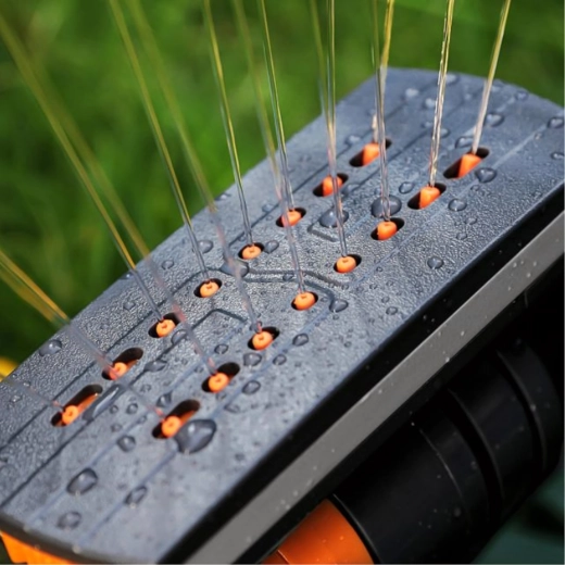 Široka pokritost zahvaljujoč 16 šobam