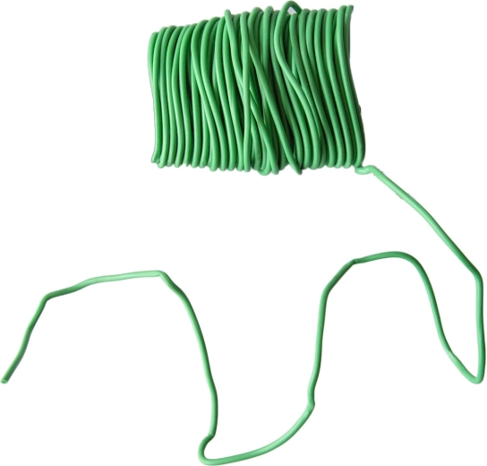 Plastična vezalna žica zelena 3,0 mm, dolžina 50 m