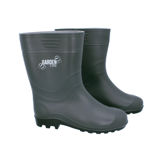 Men's PVC rubber boots olive size 46