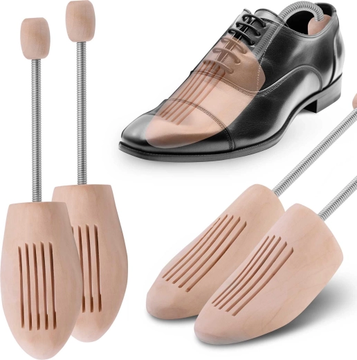 Lesena vzmetna napenjala za čevlje 44/45 MASSIDO (2 kosa)