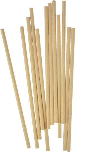 Papirnate slamice kraft 20 cm (12 kos)