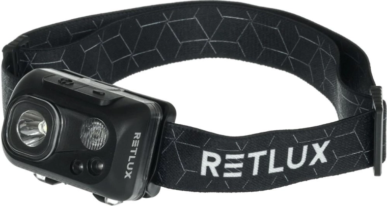 RETLUX 3 W rechargeable headlamp with IP67 protection