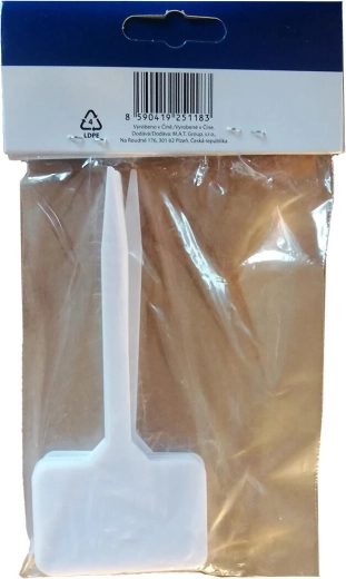 Plastične zapične oznake za rastline 13,3 × 5,6 cm, paket 10 kos