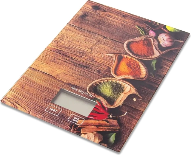 Steklena digitalna kuhinjska tehtnica 5 kg