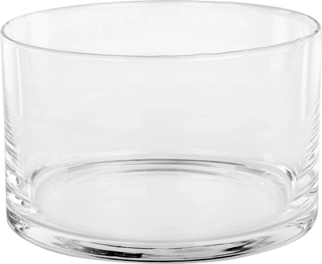Steklena solatna skleda za plastene solate 20 cm