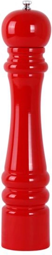 Leseni mlinček za sol in poper TORO 35 cm rdeč