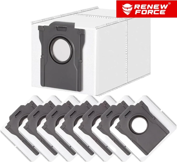 Renew Force bags for the emptying station for a robot vacuum (12 pcs) compatible with Dreame and Xiaomi