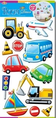 Stenska 3D dekoracija – vozila