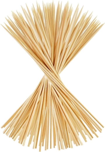 Leseni nabodali za šašlik 30 cm, 100 kos