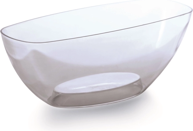 Prozorna ovalna posoda za orhideje 36 cm COUBI