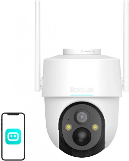 Zunanja Wi‑Fi kamera Botslab 3 MP s solarnim panelom in 360° vrtenjem