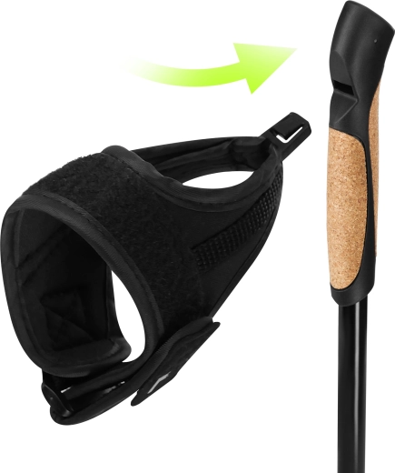 Ergonomski plutovinasti ročaji s paščki za zapestje