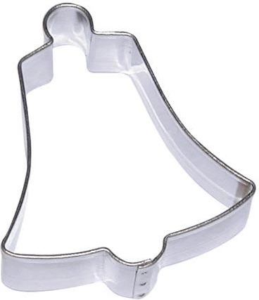 Nerjavno jekleno rezalo za piškote – zvonček, komplet 10 kosov