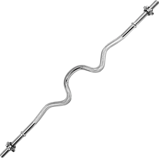 Močno ukrivljena palica za uteži 120 cm, 30 mm HMS