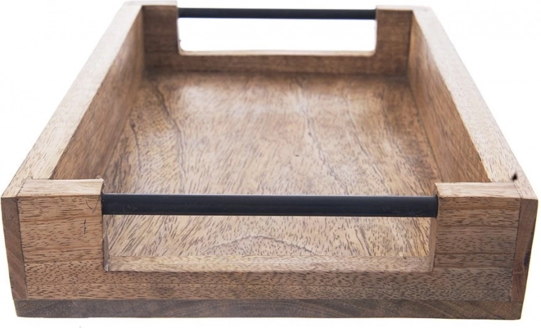 Eksotičen mangov les z naravno strukturo