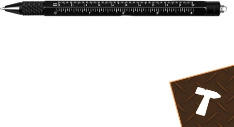 Ruler on the body and a secure grip
