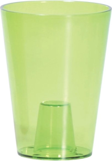 Lonec za orhideje COUBI ORCHID 13 cm – prosojno zelen