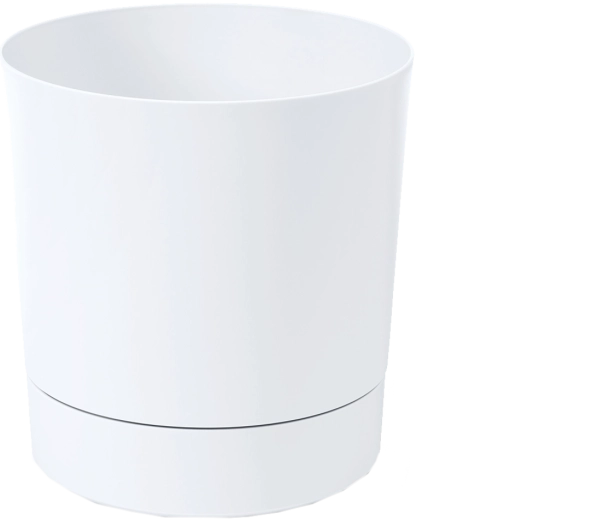 Lonec za rože s podstavkom Aura 32,5 cm bel LAMELA