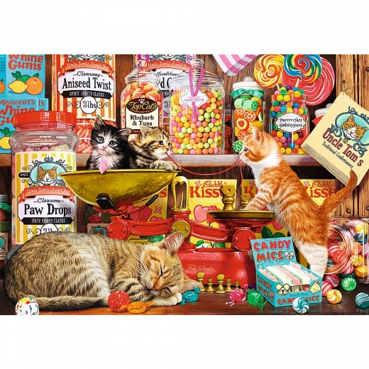 Puzzle 1000 kosov Mačje Sladkosti