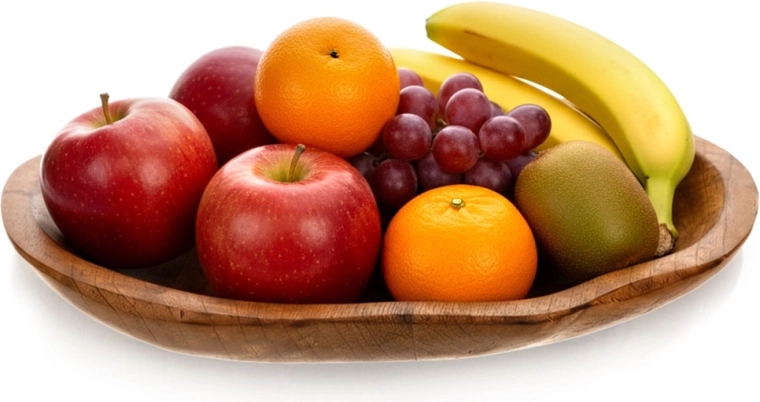 Wooden mango serving plate 30 × 30 cm