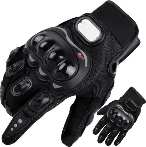 črne motoristične rokavice XL TRIZAND
