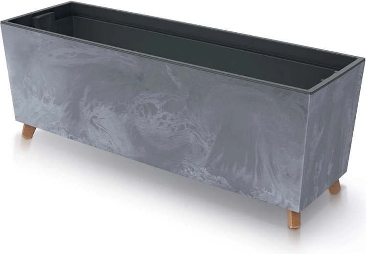 Korito URBI CASE betonski učinek 77 cm, marengo